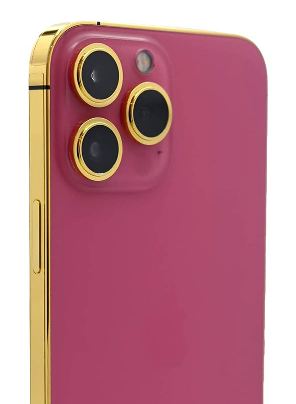 Caviar Luxury 24k Gold Customized iPhone 13 Pro 128 GB Pink, UAE Version