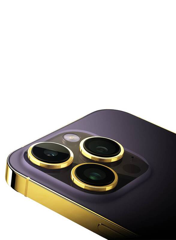 Caviar Luxury 24k Gold Plated Frame Customized iPhone 15 Pro Max Max 512 GB Purple Titanium