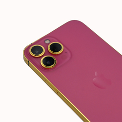 Caviar Luxury 24K Gold Frame Customized iPhone 14 Pro 128 GB Pink, UAE Version