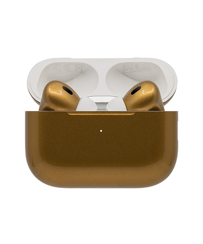 

Caviar Customized Apple Airpods Pro (2nd Generation) Glossy Metallic Gold