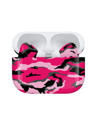 Caviar Customized Airpods Pro (2nd Generation) Automotive Grade Scratch Resistant Paint Glossy Camouflage Pink