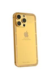 Caviar Luxury 24k Gold Plated Customized iPhone 15 Pro 512 GB Gold Titanium Crystal Frame