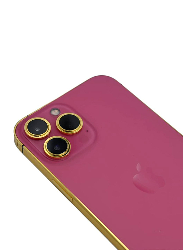 Caviar Luxury 24k Gold Customized iPhone 13 Pro 128 GB Pink, UAE Version