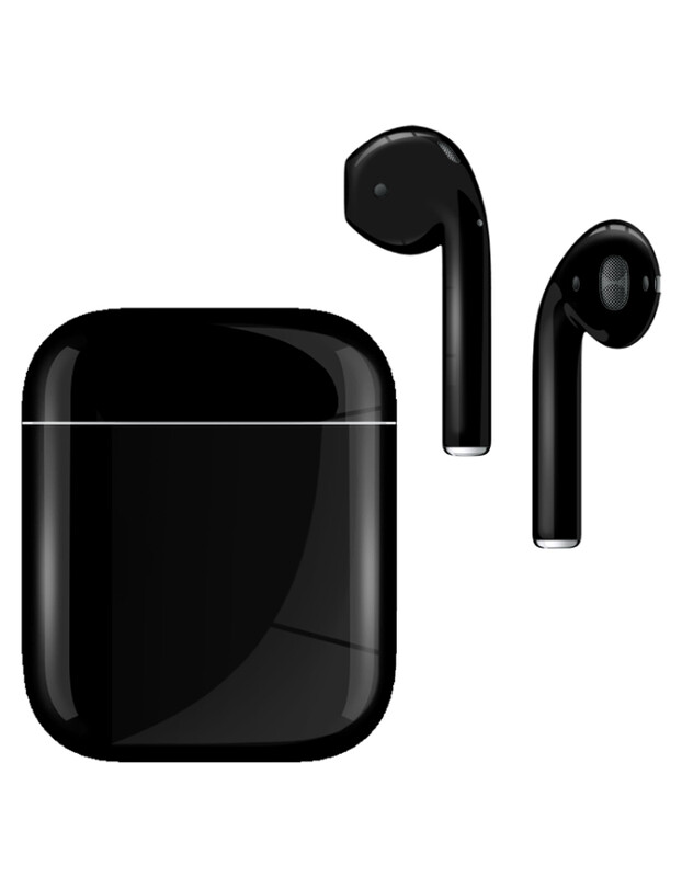 

Caviar Customized Airpods 2nd Generation Wireless In-Ear Earbuds with Lightning Charging Case, Automotive Grade Scratch Resistant Paint, Glossy Jet Bl