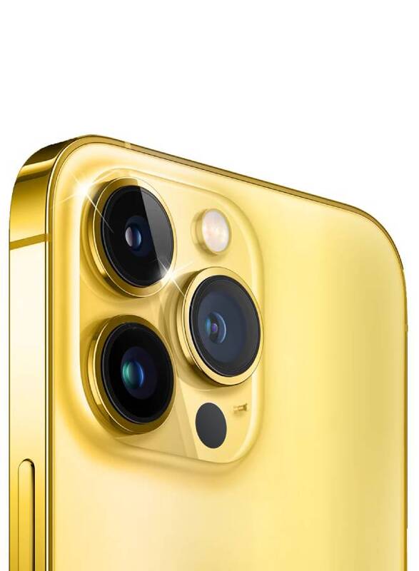 Caviar Luxury 24k Gold Plated Frame Customized iPhone 15 Pro 256 GB Gold Titanium
