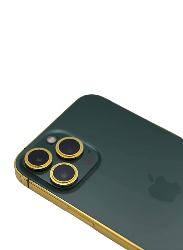 Caviar Luxury 24k Gold Customized iPhone 13 Pro Max 256 GB Royal Green, UAE Version