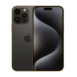 Caviar Luxury 24k Gold Plated Frame Customized iPhone 15 Pro Max 1 TB Black Titanium