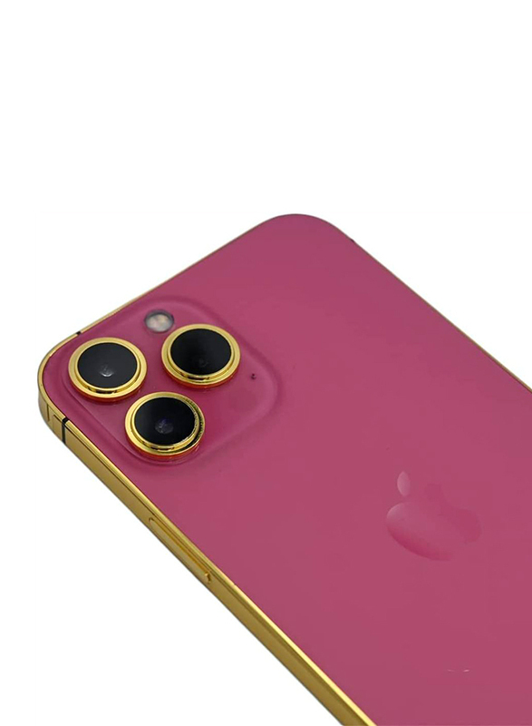 Caviar Luxury 24k Gold Customized iPhone 13 Pro Max 512 GB Pink, UAE Version