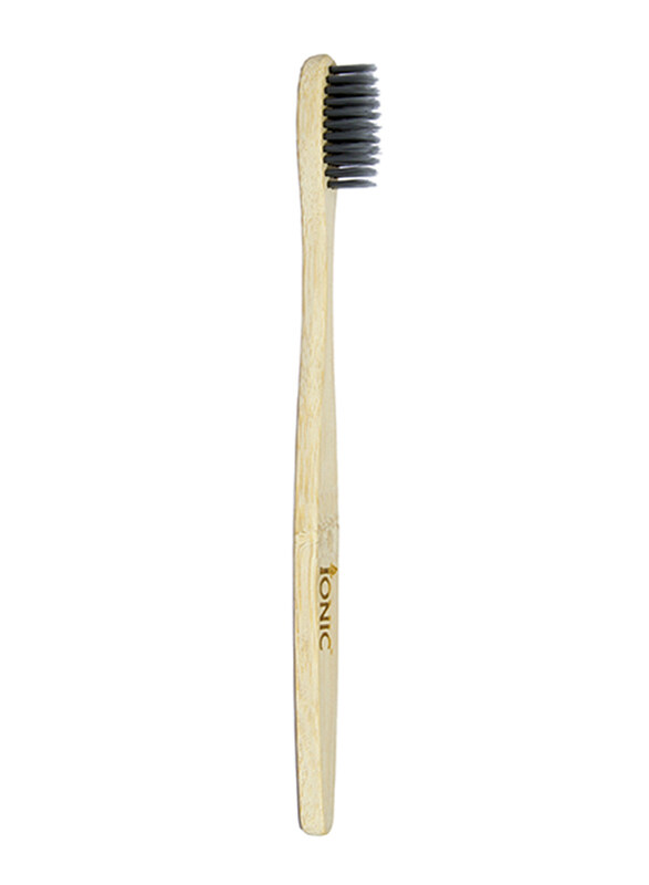Ionic MSM Bamboo Toothbrush with Charcoal Bristles