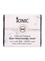Ionic MSM Handmade Organic Charcoal Diamond Skin Whitening Soap, 120gm