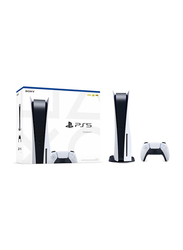 Sony PlayStation 5 Standard Blu-Ray Disc Edition Gaming Console, 825GB, with 1 Controller, Multicolour