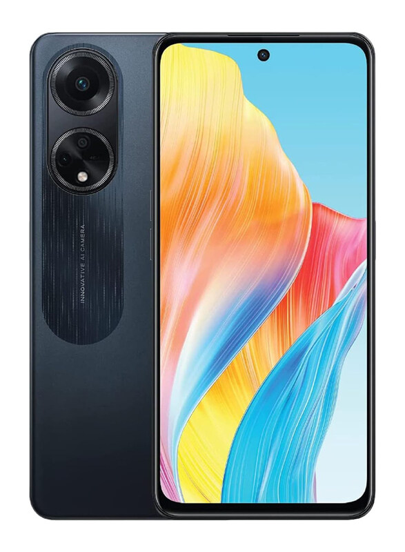 

OPPO A98 256GB Cool Black, 8GB RAM, 5G, Dual Sim Smartphone, UAE Version