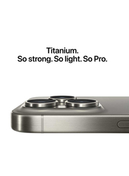 Apple iPhone 15 Pro 1TB Blue Titanium, Without FaceTime, 8GB RAM, 5G, Single SIM Smartphone, Middle East Version
