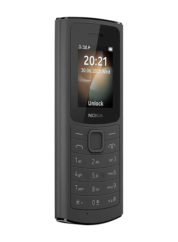 Nokia 110 0.13GB Black, 1GB RAM, 4G LTE, Dual Sim Normal Mobile Phone, 16LYRB21A03