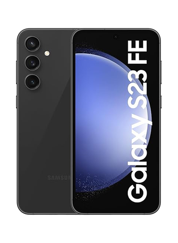 Samsung Galaxy S23 FE 256GB Graphite, 8GB RAM, 5G, Dual Sim Smartphone, Middle East Version