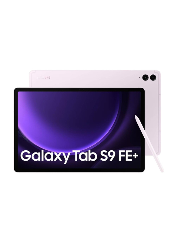 Samsung Galaxy Tab S9 FE Plus 128GB Lavender 12.4-inch TFT Display Tablet, 8GB RAM, WiFi Only