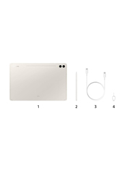 Samsung Galaxy Tab S9+ 256GB Beige 12.4-inch Tablet with Pen, 12GB RAM, 5G, UAE Version