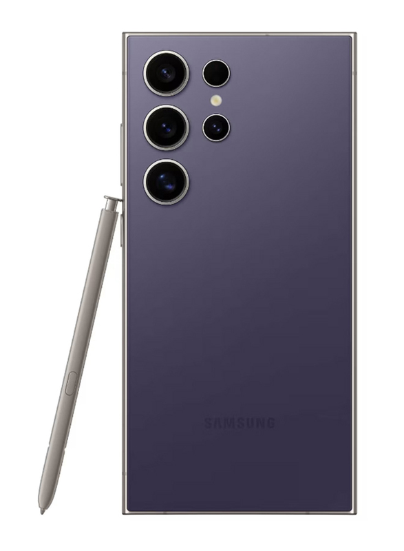Samsung Galaxy S24 Ultra 256GB Titanium Violet, 12GB RAM, 5G, Dual Sim Smartphone, UAE Version