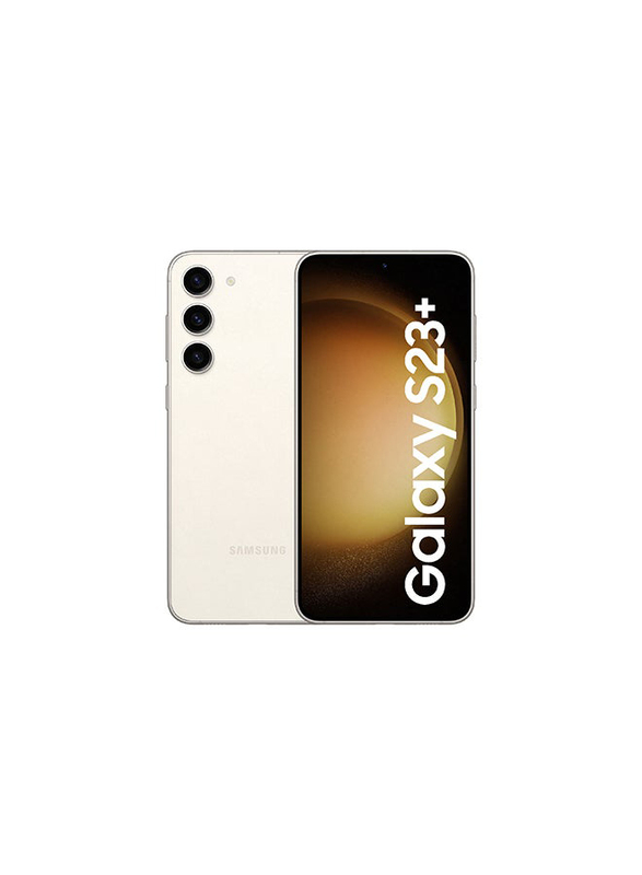 Samsung Galaxy S23+ 512GB Cream, 8GB RAM, 5G, Dual Sim Smartphone, Middle East Version