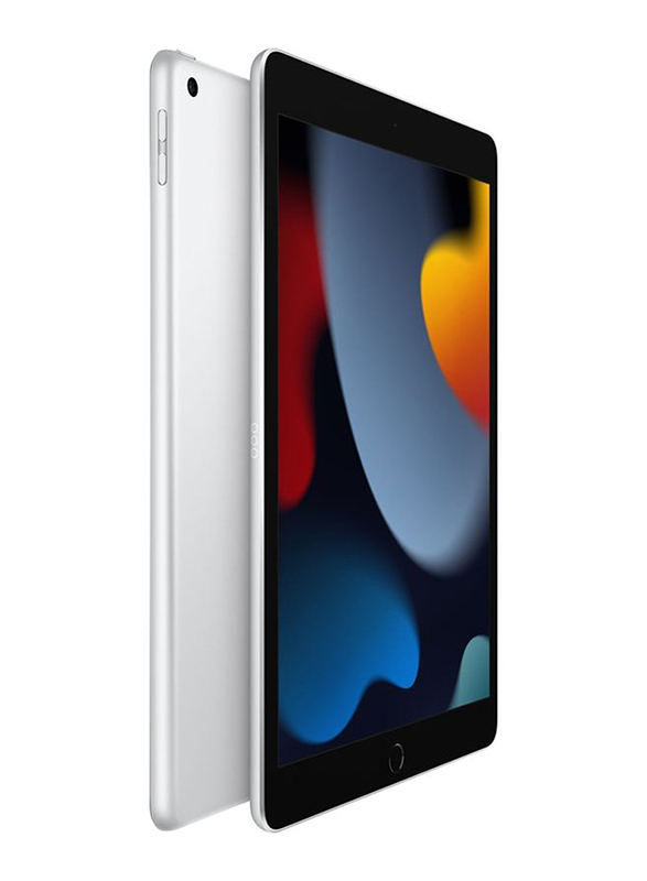 Apple iPad 2021 9th Gen 256GB Silver 10.2-Inch Tablet, With Face Time, 3GB RAM, Wi-Fi Only, International Version