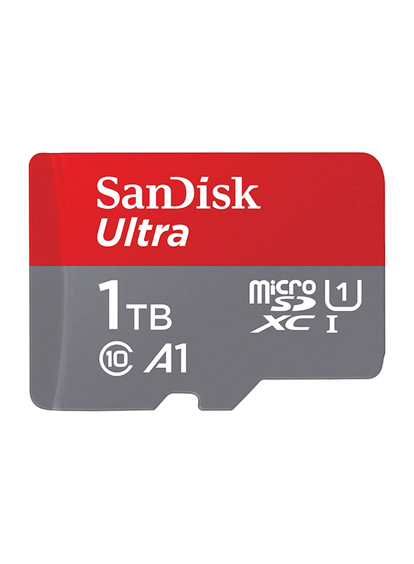 SanDisk 1TB Ultra UHS-I MicroSDXC Memory Card, 120MB/s, SDSQUA4-1T00-GN6MN, Multicolour