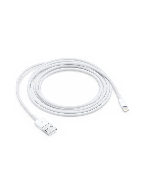 

Apple 2-Meters Lightning Cable, USB Type A to Lightning, for Apple Devices, White