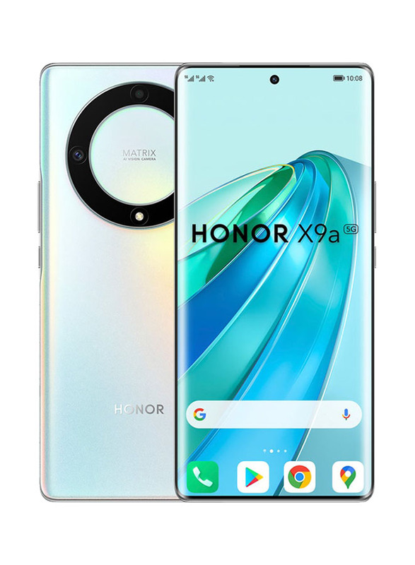 Honor X9a 256GB Titanium Silver, 8GB RAM, 5G, Dual Sim Smartphone, Middle East Version