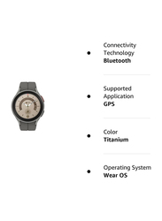 Samsung Galaxy Watch 5 Pro 45mm Smartwatch, GPS, Grey Titanium
