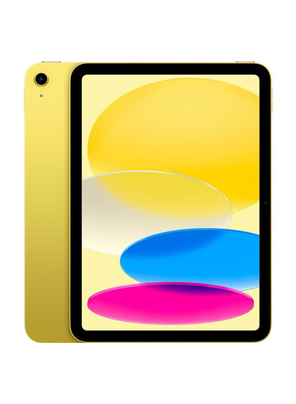 Apple iPad 2022 10th Gen 256GB Yellow 10.9-inch Tablet, With FaceTime, 4GB RAM, Wi-Fi Only, International Version