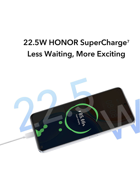 Honor X8 128GB Silver, 6GB RAM, 4G LTE, Dual SIM Smartphone