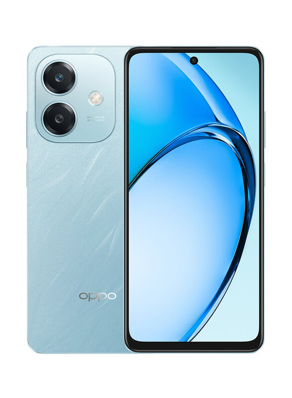 

Oppo A60 128GB Ocean Blue, 6GB RAM, 5G, Dual Sim Smartphone, Middle East Version