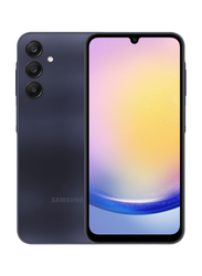 Samsung Galaxy A25 128GB Blue Black, 6GB RAM, 5G, Dual Sim Smartphone, UAE Version