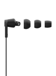 Belkin SoundForm Wired In-Ear Earbuds with Mic, G3H0002btBLK, Black