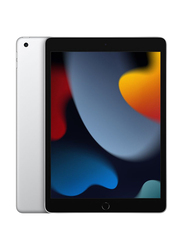 Apple iPad 2021 9th Gen 256GB Silver 10.2-Inch Tablet, With Face Time, 3GB RAM, Wi-Fi Only, International Version