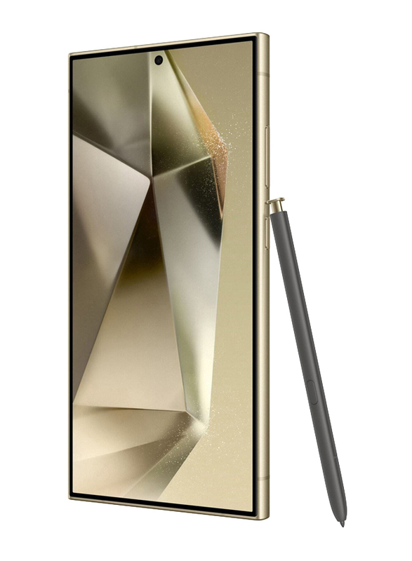 Samsung Galaxy S24 Ultra 256GB Titanium Yellow, 12GB RAM, 5G, Dual Sim Smartphone, UAE Version