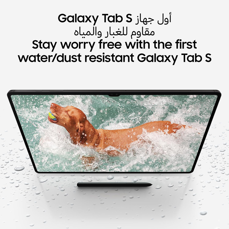 Samsung Galaxy Tab S9 256GB Beige 11-inch Tablet with Pen, 12GB RAM, 5G, UAE Version
