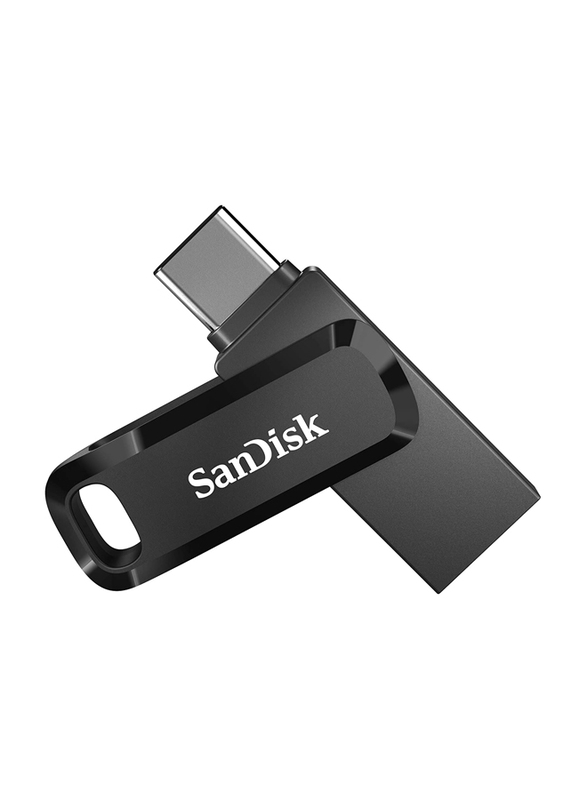 SanDisk 128GB Ultra Dual USB Type-C Flash Drive, USB 3.1, SDDDC3-128G-G46, Black
