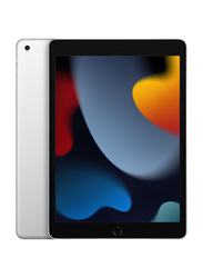 Apple iPad 2021 9th Gen 64GB Silver 10.2-Inch Tablet, With Face Time, 3GB RAM, Wi-Fi Only, International Version