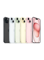 Apple iPhone 15 Plus 128GB Pink, Without FaceTime, 6GB RAM, 5G, Single SIM Smartphone, Middle East Version