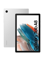 Samsung Galaxy Tab A8 64GB Silver, 10.5-inch Tablet, 4GB RAM, 4G LTE + WiFi, UAE Version