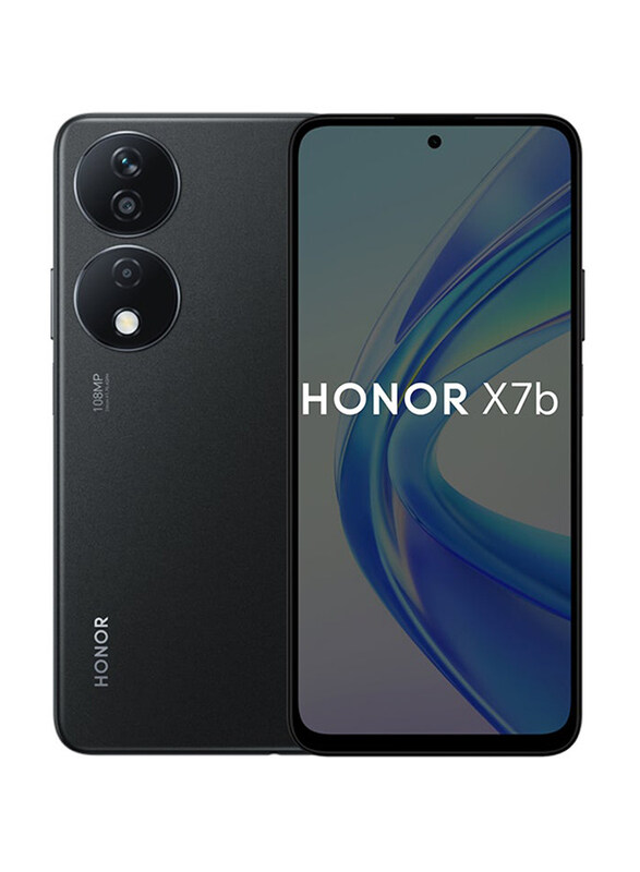 

Honor X7b 256GB Midnight Black, 8GB RAM, 4G LTE, Dual Sim Smartphone, Middle East Version