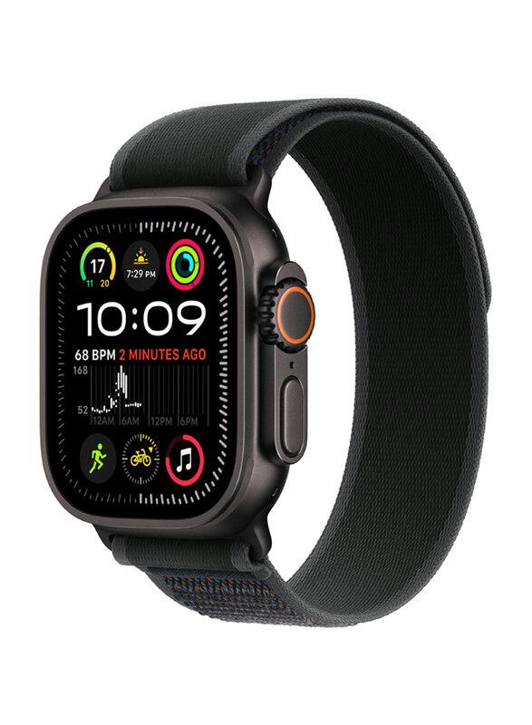 

Apple Watch Ultra 2 49mm Smartwatch, GPS + Cellular, Black Titanium Case with Black Trail Loop Band