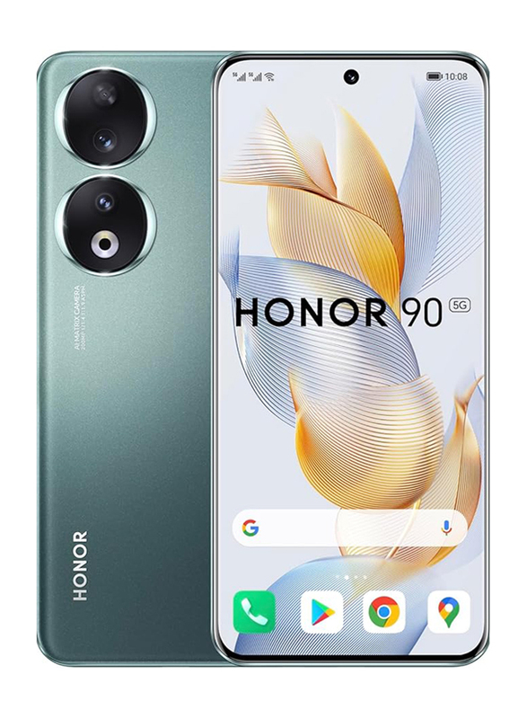 Honor 90 256GB Emerald Green, 8GB RAM, 5G, Dual SIM Smartphone