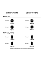 Samsung Galaxy Watch 6 40mm Smartwatch, Graphite, UAE Version