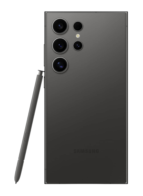 Samsung Galaxy S24 Ultra 256GB Titanium Black, 12GB RAM, 5G, Dual Sim Smartphone, UAE Version