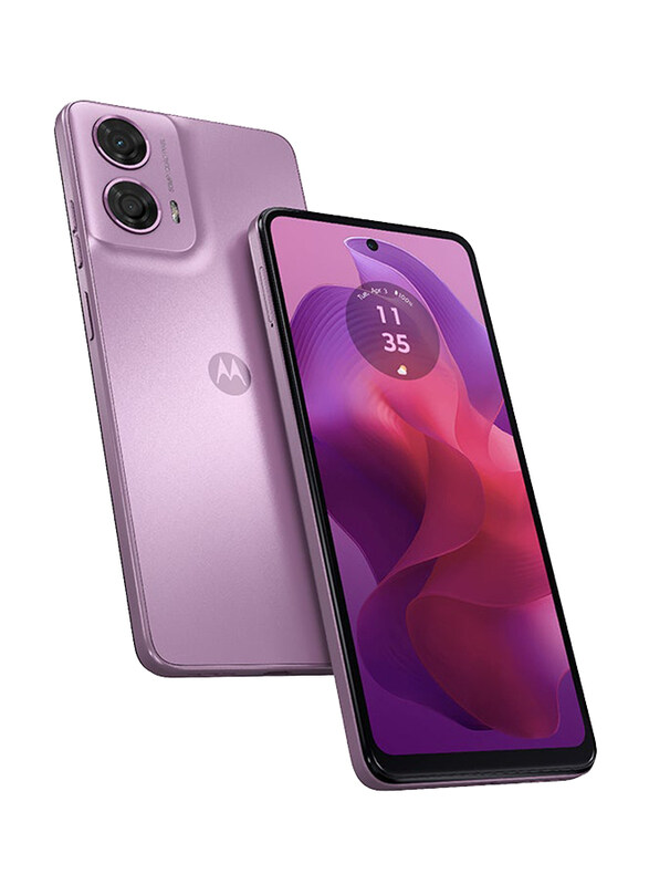 

Motorola G24 128GB Pink Lavender, 8GB RAM, 4G, Dual Sim Smartphone, Middle East Version