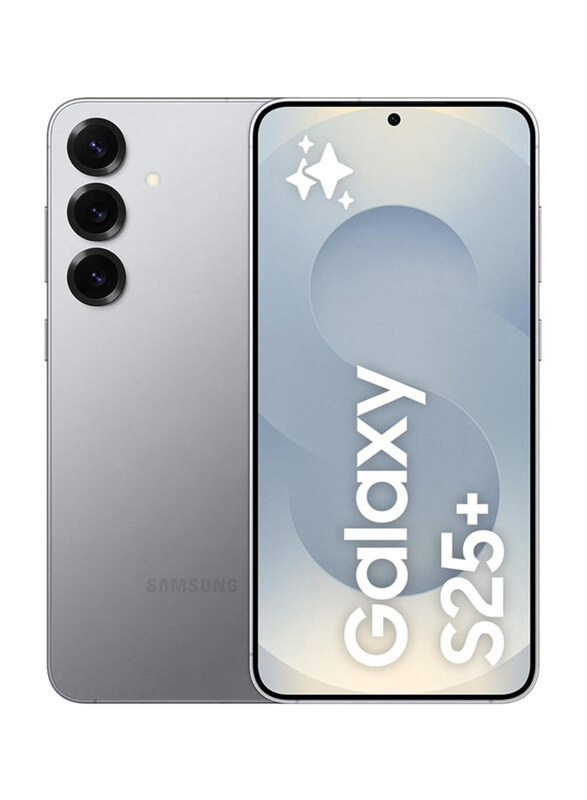 

Samsung Galaxy S25 Plus 256GB Silver Shadow, 12GB RAM, 5G, Dual Sim Smartphone, Middle East Version