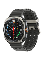 Samsung Galaxy Watch Ultra 47mm Smartwatch, GPS + Cellular, Titanium Silver, UAE Version