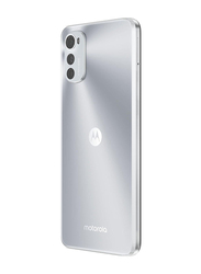 Motorola E32s 64GB Misty Silver, 4GB RAM, 4G LTE, Dual Sim Smartphone, Middle East Version