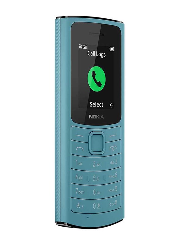 Nokia 110 48MB Aqua, 128GB RAM, 4G LTE, Dual Sim Normal Mobile Phone